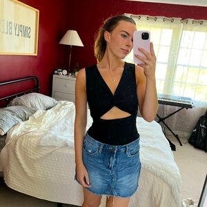 Black Wild honey body suit